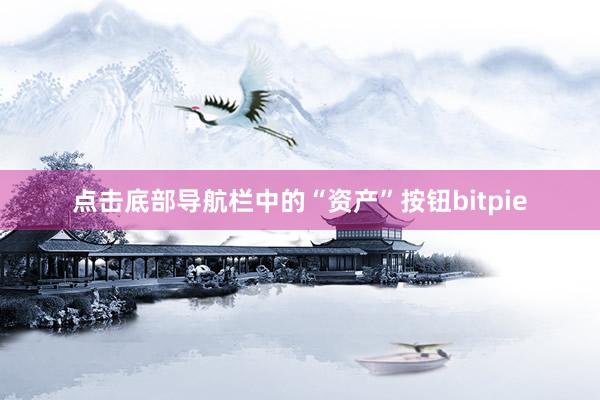 点击底部导航栏中的“资产”按钮bitpie