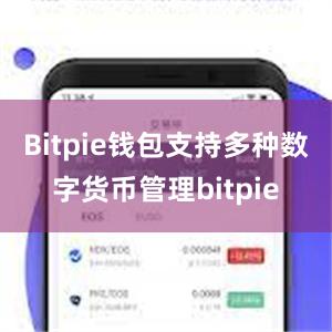 Bitpie钱包支持多种数字货币管理bitpie