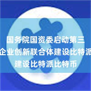 国务院国资委启动第三批中央企业创新联合体建设比特派比特币