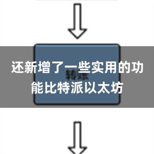 还新增了一些实用的功能比特派以太坊