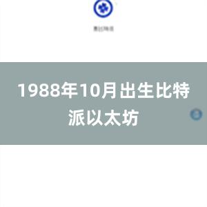 1988年10月出生比特派以太坊